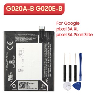 Original เปลี่ยนแบตเตอรี่ G020A-B G020E-B สำหรับ Google Pixel 3A XL พิกเซล3A Pixel 3Lite แบตเตอรี่เครื่องมือ