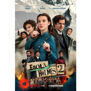 DVD Enola Holmes 2 (2022) เอโนลา โฮล์มส์ 2 (เสียง ไทย /อังกฤษ | ซับ ไทย/อังกฤษ) DVD
