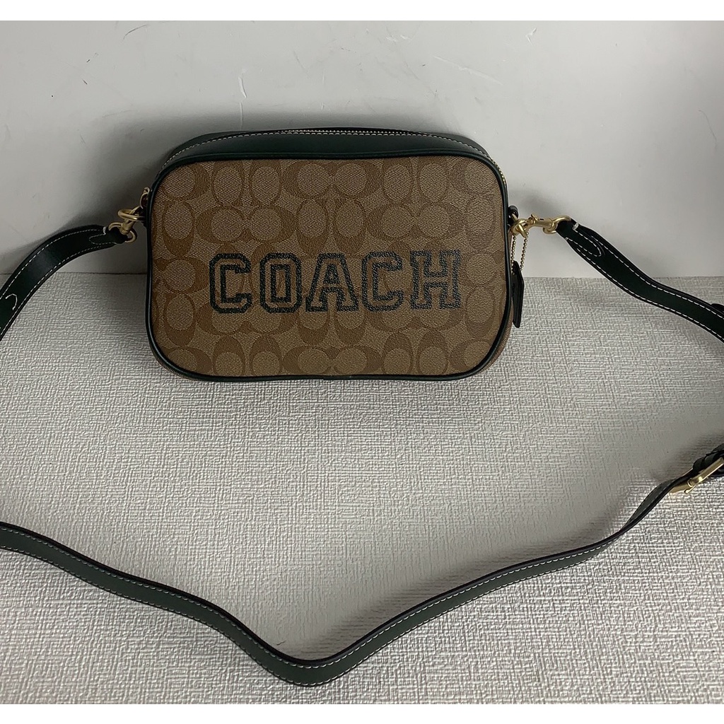 coach-ce675-ce599-cf455-กระเป๋าสะพายผู้หญิง-กระเป๋ากล้อง-ปิดซิป-หนังแท้-ความจุสูง-การออกแบบที่คลาสสิก-675-599-455