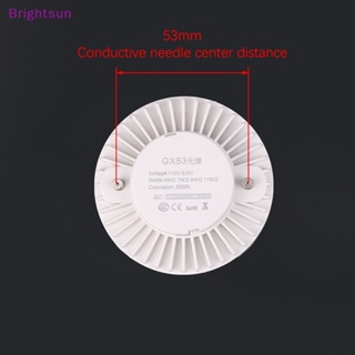 Brightsun Gx53 ใหม่ หลอดไฟสปอตไลท์ Led 5W 7W 9W AC 90-265V สีขาวอบอุ่น สําหรับติดใต้ตู้เสื้อผ้า