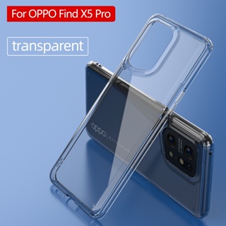 สําหรับ OPPO Find X5 X5 Pro เคส ELVEV คริสตัลใส PC แข็ง เคสโทรศัพท์ กันกระแทก