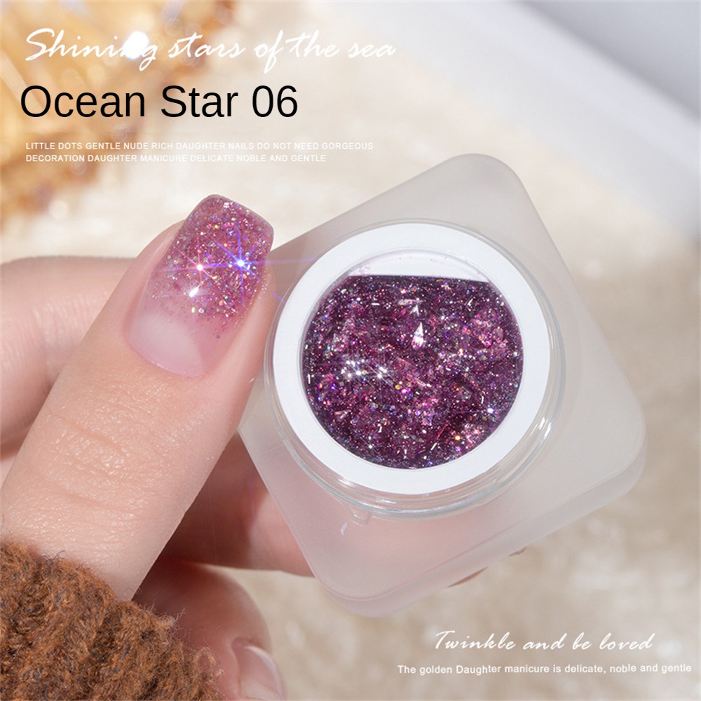 julystar-heart-of-the-sea-five-colorful-bright-glitter-broken-diamond-cans-of-nail-polish-glue-new-nail-light-therapy-glue-ร้านเล็บ