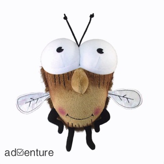 Adven หมอนตุ๊กตานุ่ม รูปการ์ตูน Fly Guy ขนาด 18 ซม. ของเล่นเสริมการเรียนรู้ สําหรับเด็กอนุบาล