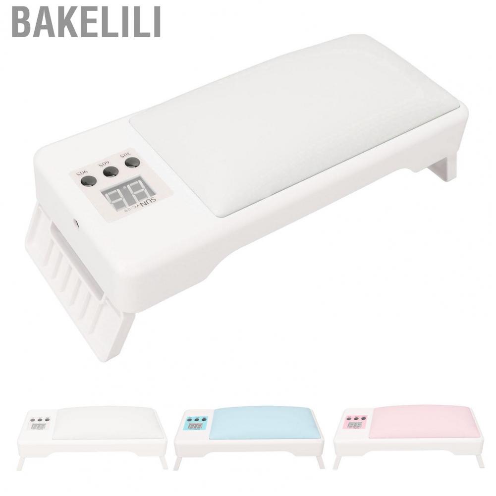 bakelili-nail-drill-uv-lamp-with-hand-pillow-folding-portable-gel-polish-curing-for-artist