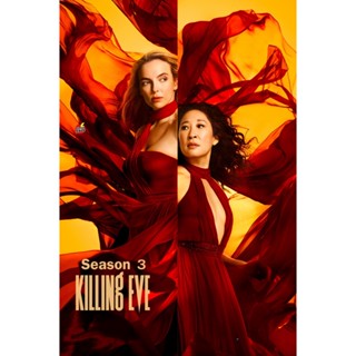 DVD ดีวีดี Killing Eve Season 3 (2020) พลิกเกมล่า แก้วตาทรชน ปี 3 (8 ตอน) (เสียง ไทย | ซับ ไม่มี) DVD ดีวีดี