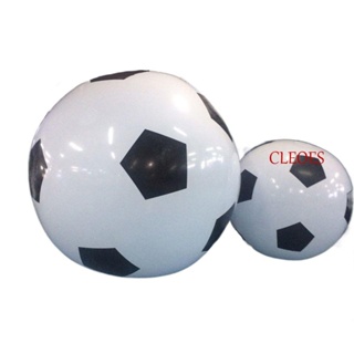 Cleoes ลูกฟุตบอลเป่าลม ยักษ์ 80 100 150 ซม. ของเล่นชายหาด สําหรับตกแต่งสวน