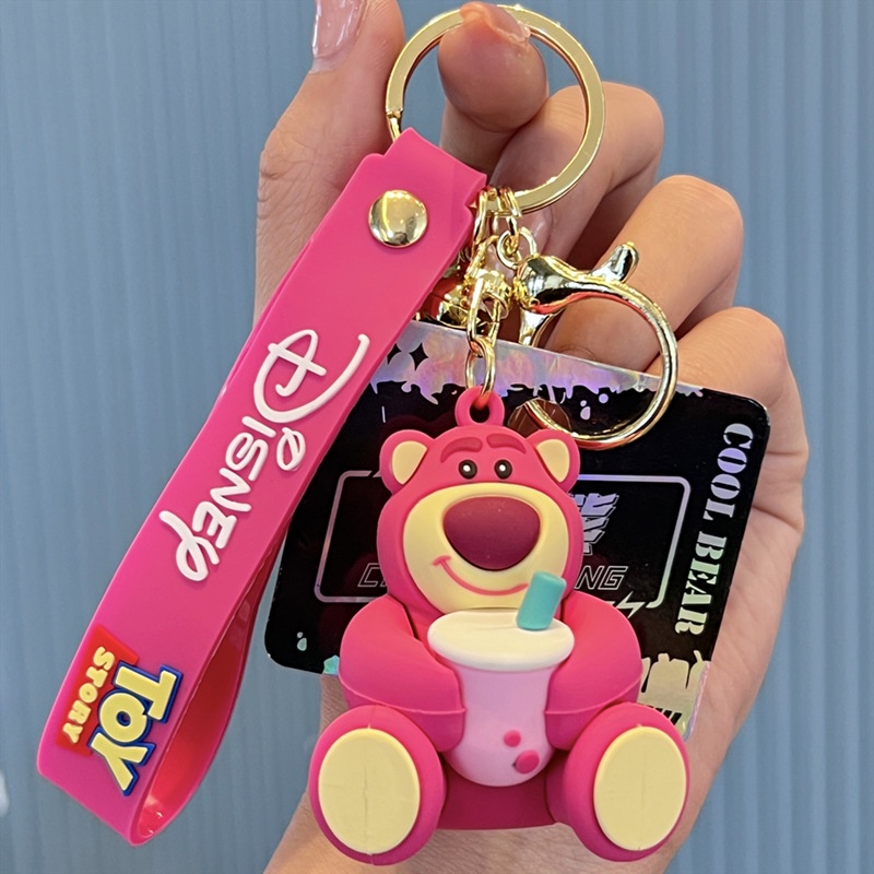 พวงกุญแจซิลิโคน-พวงกุญแจการ์ตูน-พวงกุญแจมอนสเตอร์สามตาน่ารัก-กระเป๋าเสน่ห์แขวน-พวงกุญแจรถแฟชั่น-พวงกุญแจของขวัญ