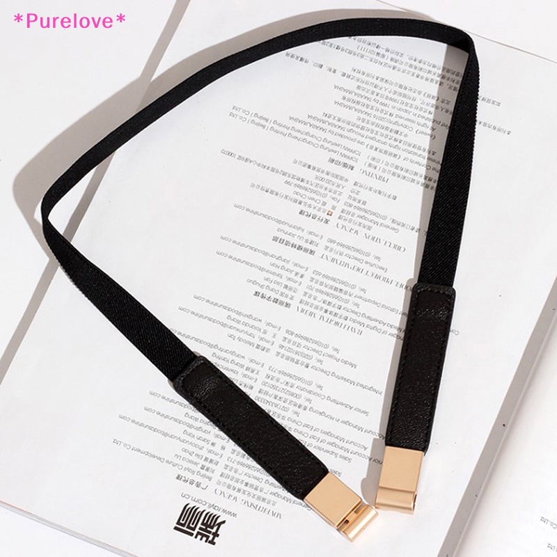 purelove-gt-เข็มขัดหนัง-หัวเข็มขัดสีทอง-ยืดหยุ่น-เข้ากับทุกการแต่งกาย-แฟชั่นสําหรับผู้หญิง