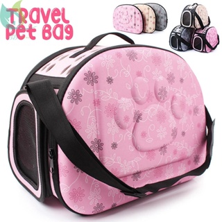 กระเป๋าใส่สัตว์เลี้ยง ขนาดเล็ก แบบพกพา พับได้ น้ําหนักเบา ใช้ซ้ําได้ SHOPQJC7570