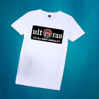 แฟชั่นใหม่ล่าสุด เสื้อยืด ลาย Ultras garuda สีขาว สีดํา สไตล์อินโดนีเซีย