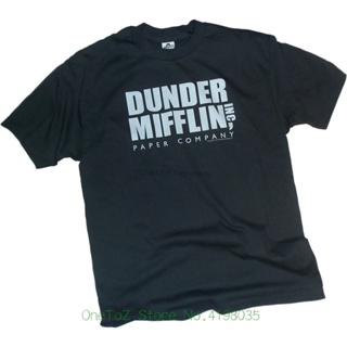 Dunder Mifflin Inc. เสื้อยืด พิมพ์ลายโลโก้ Nbc The Office Youth แฟชั่นสําหรับผู้ชาย ไซซ์ XS-4XL-5XL-6XL
