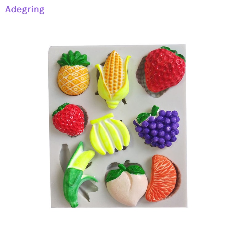 adegring-แม่พิมพ์ซิลิโคน-รูปผลไม้-สําหรับทําช็อคโกแลต-ขนมหวาน-เค้ก-ฟองดองท์
