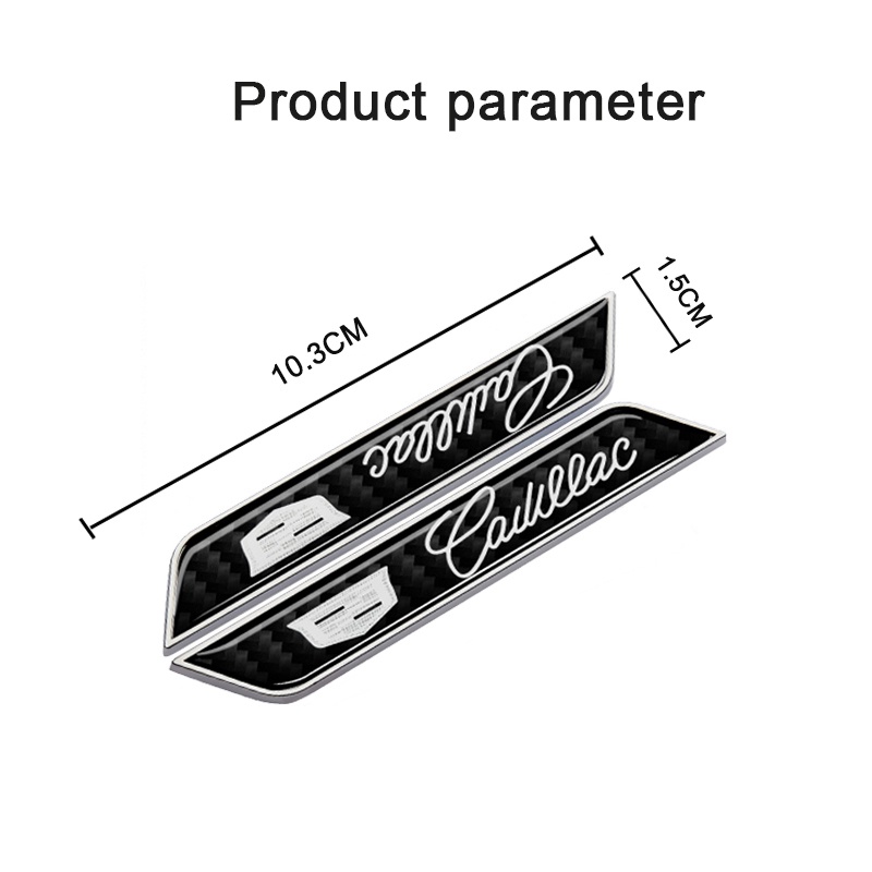 สติกเกอร์โลหะ-รูปตราสัญลักษณ์-2-ชิ้นต่อชุด-สําหรับตกแต่งตัวถังรถยนต์-cadillac-bls-deville-xts-ats-xt5