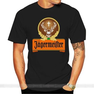 แฟชั่นใหม่ล่าสุด เสื้อแฟชั่นผญ2022 อื่นๆ - ผู้ชายเสื้อยืดTeesJagermeisterโลโก้เยอรมนีสุรายอดนิยมค็อกเทลJagerคลาสสิกท