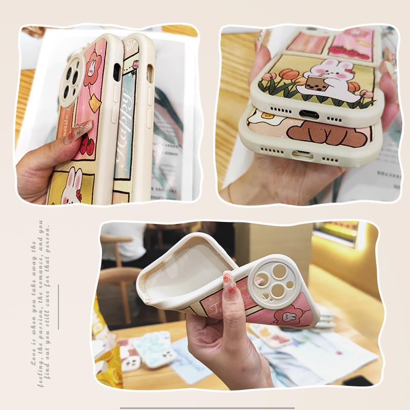 cartoon-leather-phone-case-for-huawei-mate50-pro-heat-dissipation-back-cover-anti-knock-youth-creative-personality-protective