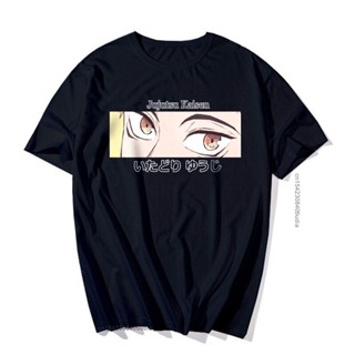 แฟชั่นใหม่ล่าสุด เสื้อยืดแขนสั้น พิมพ์ลายกราฟฟิคอนิเมะ Jujutsu Kaisen Gojo Satoru สไตล์ญี่ปุ่น ฮาราจูกุ แฟชั่นคลาสสิก สํ