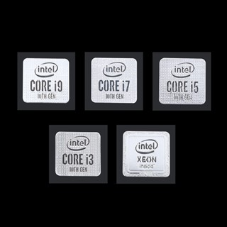 สติกเกอร์โลโก้ CPU โลหะ 10th Generation Intel Core i9 i7 i5 i3 สําหรับติดแล็ปท็อป