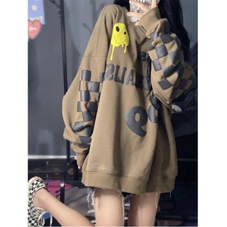 เสื้อกันหนาวโฟม ทรงหลวม ขนาดใหญ่ สามมิติ สไตล์ตะวันตก เหมาะกับฤดูใบไม้ผลิ และฤดูใบไม้ร่วง