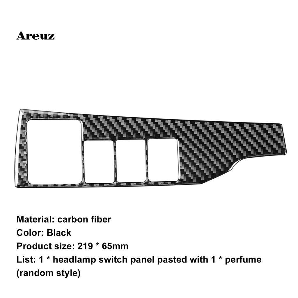 are-สติกเกอร์ติดแผงสวิตช์ไฟหน้า-คาร์บอนไฟเบอร์-ติดตั้งง่าย-สําหรับ-toyota-corolla-2014-2018