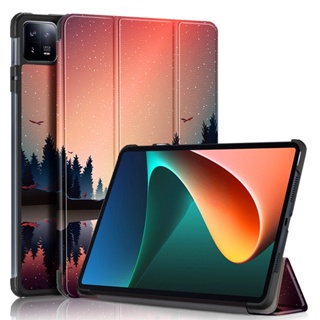 เคสหนัง PU แบบพับได้ ตั้งได้ สําหรับ Xiaomi Pad 6 Mi Pad 6 Pro 11 นิ้ว