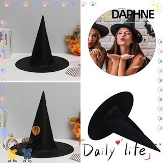 Daphne พร็อพหมวกแม่มดสีดําสําหรับแต่งคอสเพลย์ปาร์ตี้ฮาโลวีน