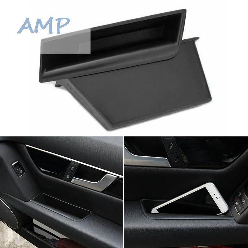 new-8-latest-handle-armrest-phone-tickets-holder-black-accessories-2pcs-storage-box