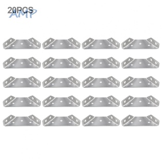 ⚡NEW 8⚡Brackets Silver Stainless Steel Sturdy 67*22*13mm Multifunctional Brand New