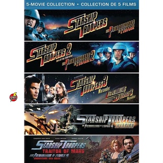 DVD ดีวีดี Starship Troopers สงครามหมื่นขาล่าล้างจักรวาล ภาค 1-5 DVD Master เสียงไทย (เสียง ไทย/อังกฤษ | ซับ ไทย/อังกฤษ