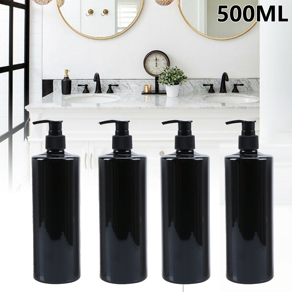 bottles-with-pump-cheap-gel-travel-clean-plastic-4pcs-17oz-500ml-container