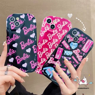 เคสโทรศัพท์มือถือแบบนิ่ม ลายฉลากบาร์บี้ 3D แฟชั่น สําหรับ Oppo A54 A16 A12 A17 A57 A77 A5s A76 A7 A55 A3s A54s A31 A15S A1k A74 A17k A95 A9 A77s A16K A16s A92 A96 A53 A52 A16E