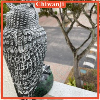 [Chiwanji] รูปปั้นนกฮูกปลอม สําหรับตกแต่งสวน กลางแจ้ง