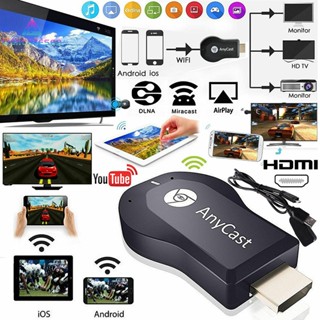 [Delicatesea] Anycast M12 Plus ตัวรับสัญญาณ WiFi Airplay จอแสดงผล Miracast HDMI TV DLNA 1080P