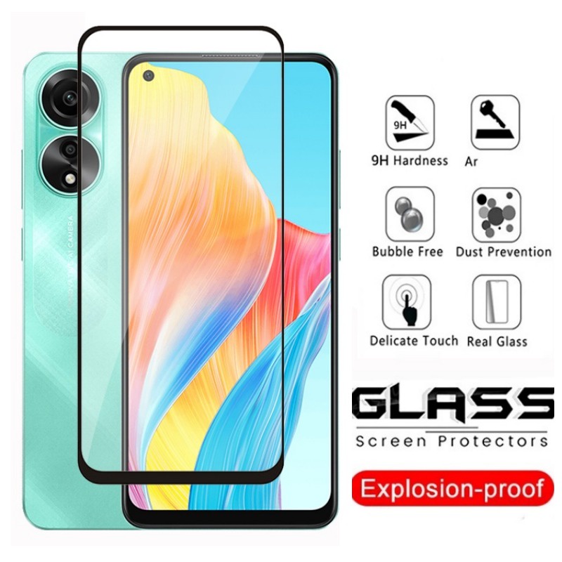ฟิล์มกระจกนิรภัยกันรอยหน้าจอ-hd-9h-สําหรับ-oppo-a58-4g-a58-a78-nfc-a77-5g-a77s-a98-oppoa58-oppoa78-4g-5g-2023
