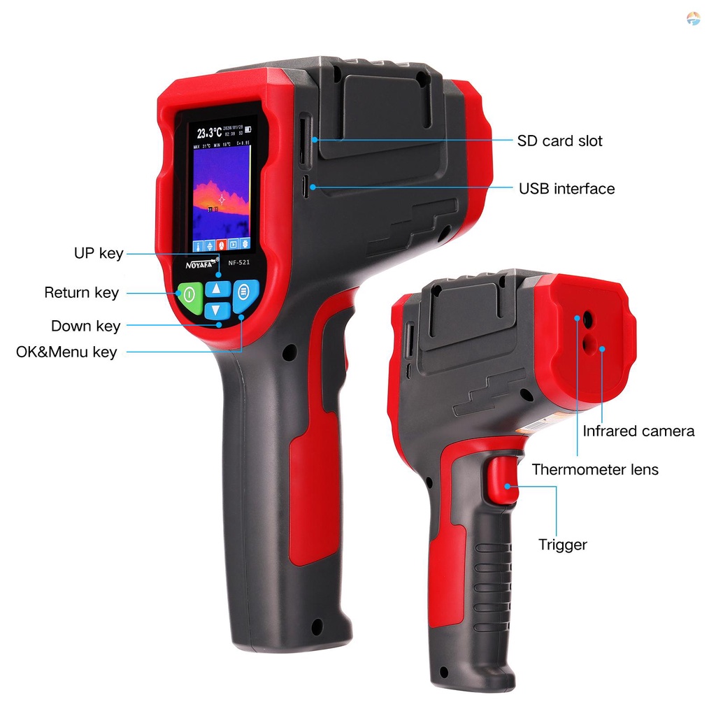 fash-nf-521-กล้องตรวจจับความร้อน-อินฟราเรด-หน้าจอดิจิทัล-แบบพกพา