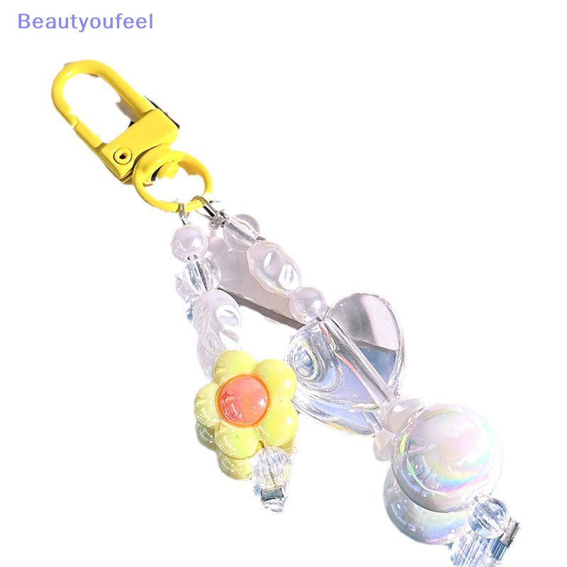 beautyoufeel-พวงกุญแจ-จี้ดอกไม้-หลากสี-เครื่องประดับ-สําหรับห้อยโทรศัพท์มือถือ
