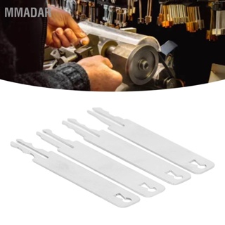 MMADAR 4 ชิ้น ล็อค ซ่อม เลือก กุญแจ ปลดล็อค เครื่องมือ ชุดเหล็กคาร์บอนชุบแข็งสำหรับถอดชิ้นส่วน DIY