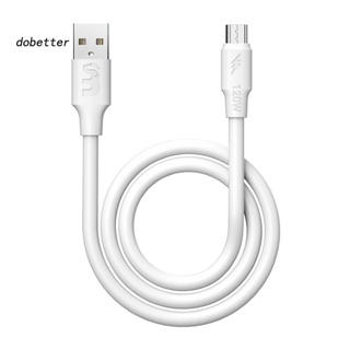 &lt;Dobetter&gt; สายชาร์จซิงค์ข้อมูล 120W Micro USB Type-C 8Pin สีขาว สําหรับ iPhone