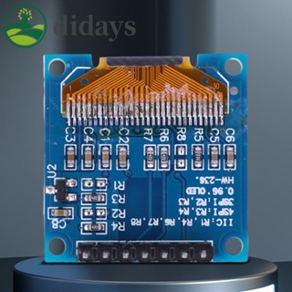 บอร์ดโมดูลจอแสดงผล 0.96 นิ้ว IIC Serial SPI IIC SSD1306 7Pin สําหรับ Arduino 51 STM32 [Didays.th]