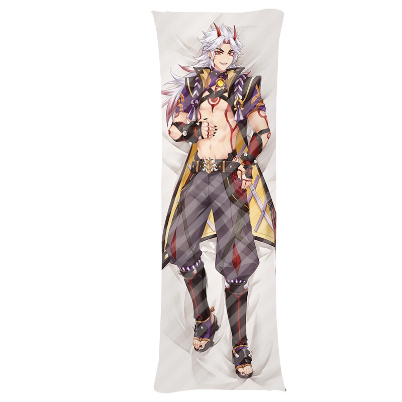 ปลอกหมอน-คอสเพลย์-เกม-genshin-impact-nilou-nilou-dakimakura-peachskin-2-ด้าน