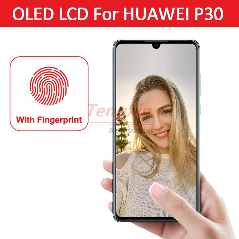 อะไหล่หน้าจอสัมผัสดิจิทัล-lcd-oled-p30-6-1-นิ้ว-สําหรับ-huawei-p30-huaweip30-ele-l29-ele-l09-ele-al00