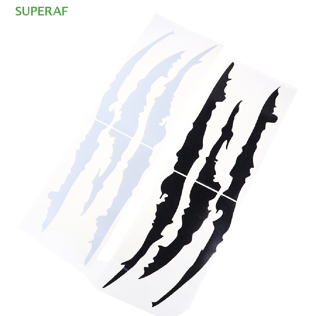 superaf-สติกเกอร์สะท้อนแสง-ลายกรงเล็บมอนสเตอร์-สําหรับติดไฟหน้ารถยนต์-ขายดี