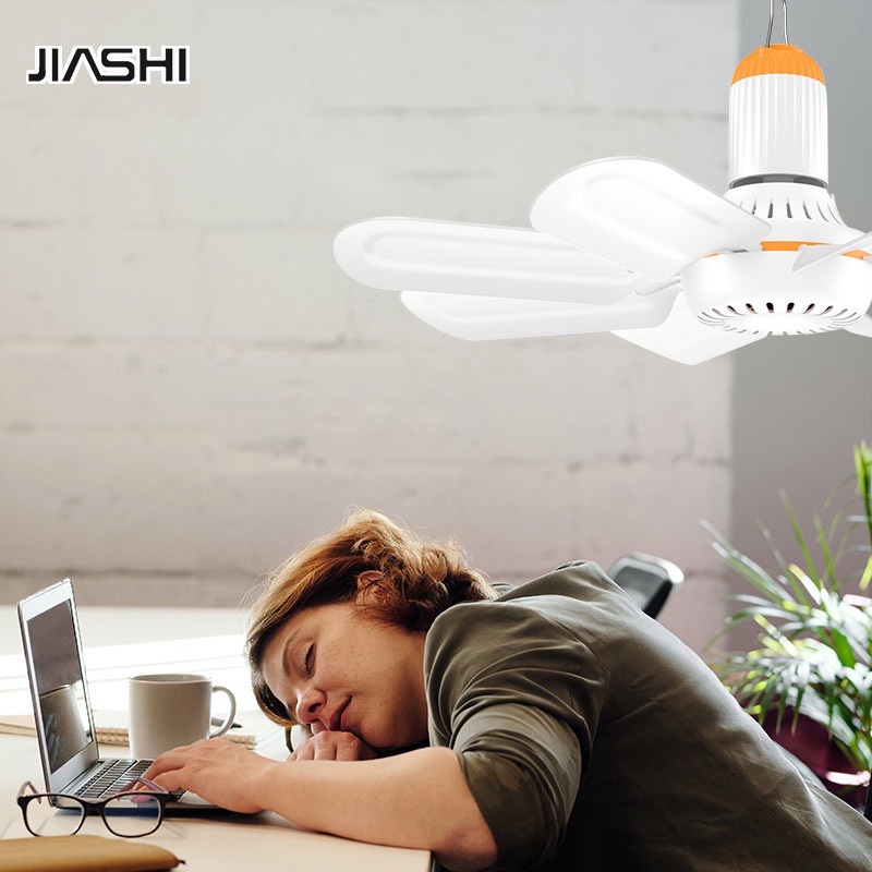 jiashi-พัดลมไฟฟ้าแบบนอนปิดเสียงพัดลมเพดานบ้านขนาดใหญ่
