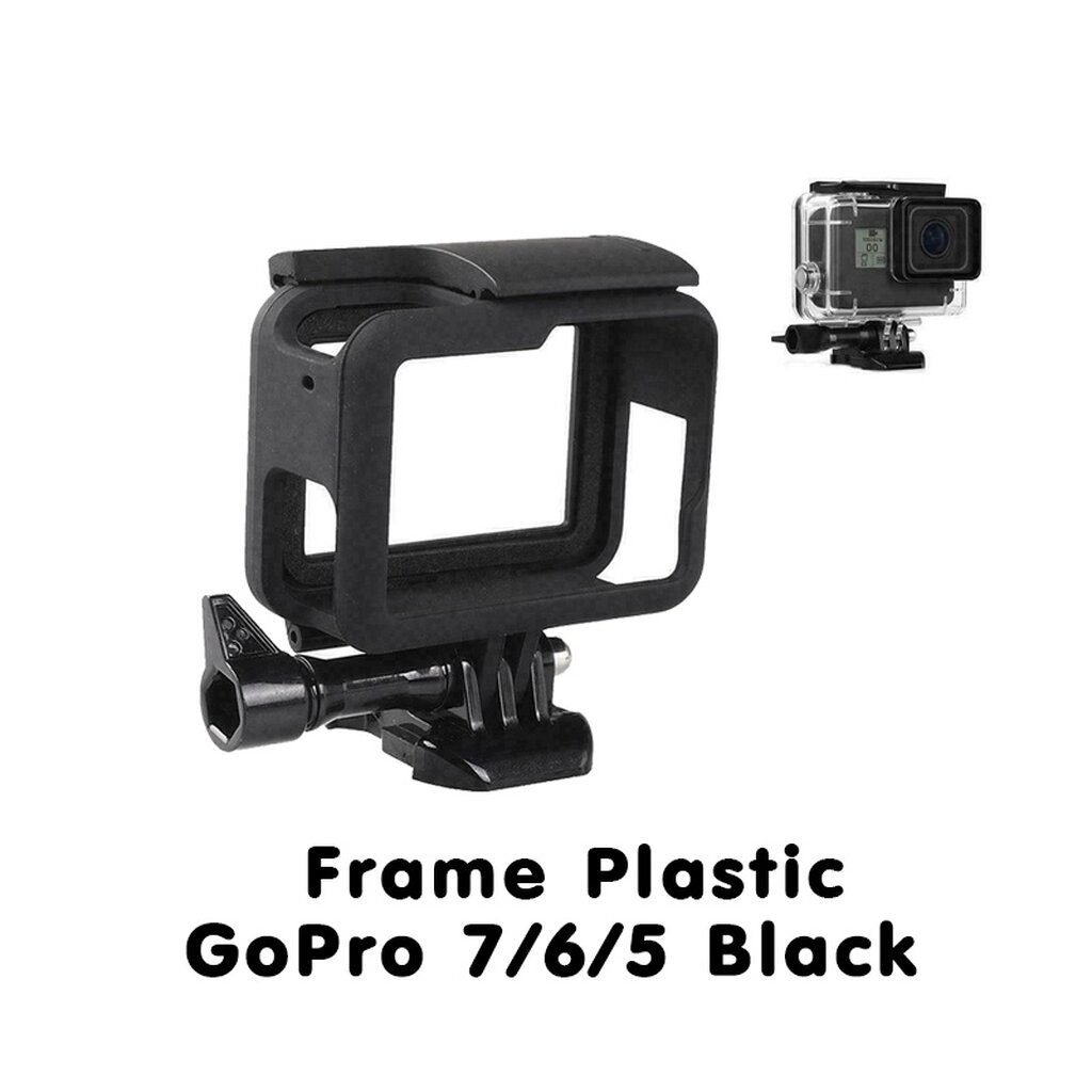 gopro-7-6-5-protective-housing-frame-mount-case-cover-เปิดฝาชาร์ตแบตได้