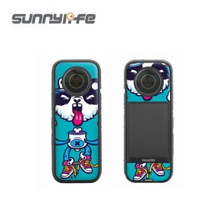 Insta360 X3 Sunnylife No.6 PVC Stickers Protective Skin Film Scratch-proof Accessories สติกเกอร์ฟิล์ม PVC ก...