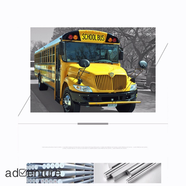 adven-โมเดลรถบัสโรงเรียน-โลหะผสม-1-43-14-ซม-สีเหลือง-ของเล่นสําหรับเด็ก