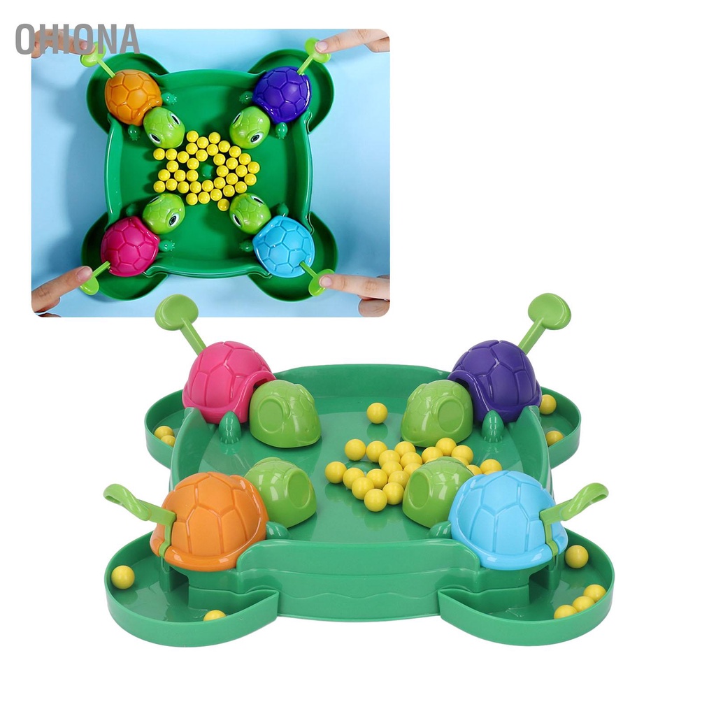 ohiona-hungry-turtle-board-game-ผู้ปกครองเด็ก-interactive-educational-eat-สำหรับคืนครอบครัว