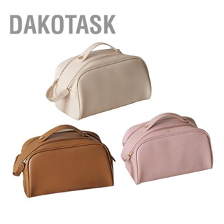 DAKOTASK กระเป๋าเครื่องสำอาง ความจุขนาดใหญ่แบบพกพา