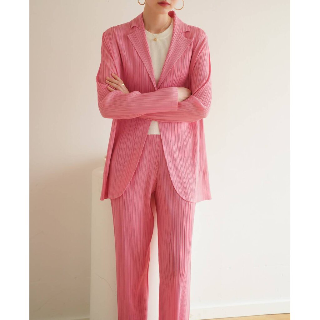 restock-2muay-pleat-เสื้อคลุมผู้หญิง-เสื้อคลุมพลีทคุณภาพ-รุ่น-gjo7221-7สี-free-size-collar-button-front-pleat-card