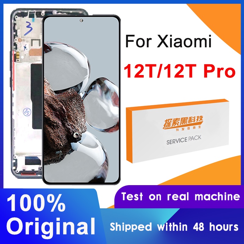 จอแสดงผล AMOLED ของแท้ 6.67 นิ้ว สําหรับ Xiaomi 12T Pro 22081212Ug หน้า ...