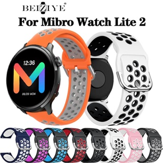 สายนาฬิกาข้อมือซิลิโคน แบบเปลี่ยน สําหรับ Mibro Watch Lite 2 Xiaomi Mibro Watch Lite 2